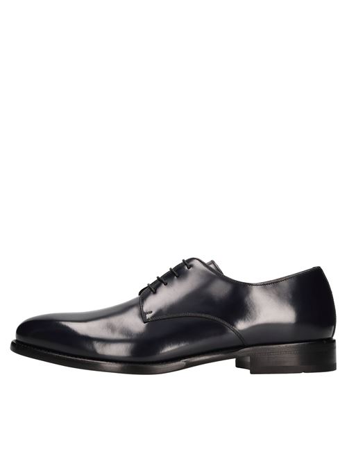 Stringate in pelle ROSSI | 7667B CALFBLU